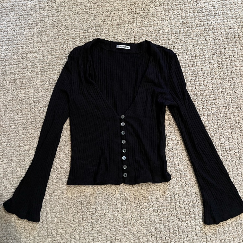Reformation Gellar Knit Top size small